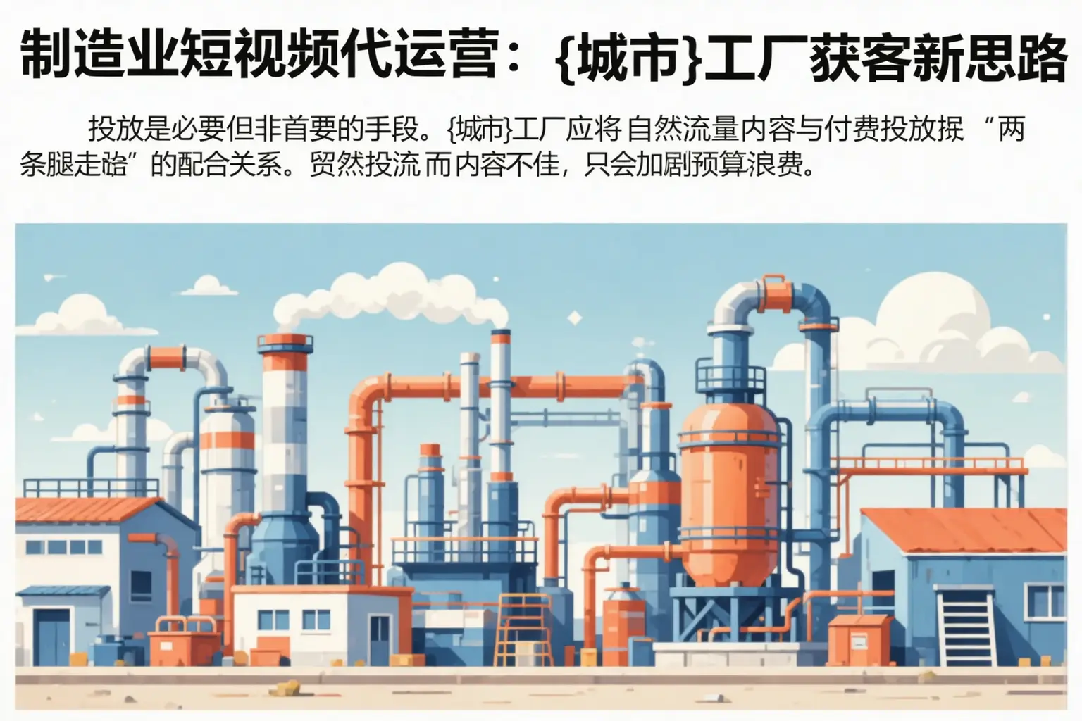 制造业短视频代运营：吴起工厂获客新思路